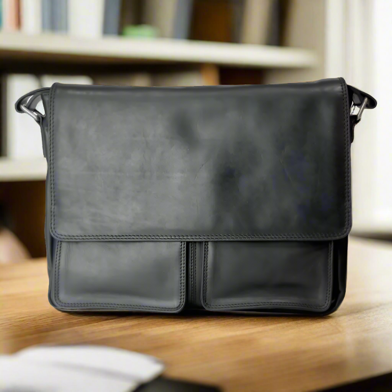 Rugged Earth Leather Messenger Bag Backpacks & Messenger Bags Boutique of Leathers/Open Road