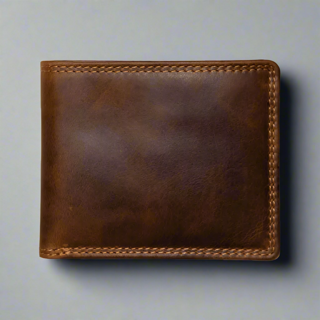Rugged Earth Men's Bifold Leather Wallet Men's Wallets Boutique of Leathers/Open Road