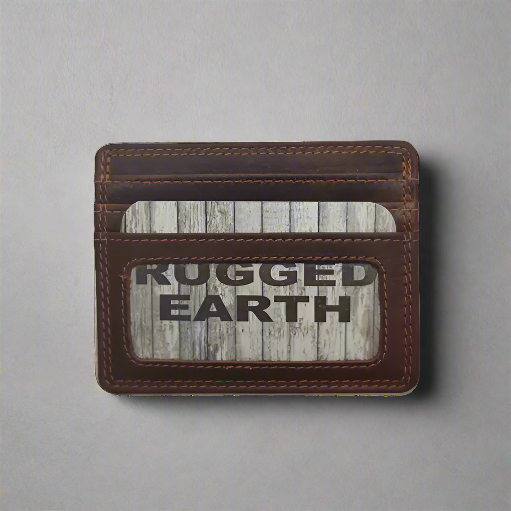 Rugged Earth Men's Credit Card Wallet Men's Wallets Boutique of Leathers/Open Road