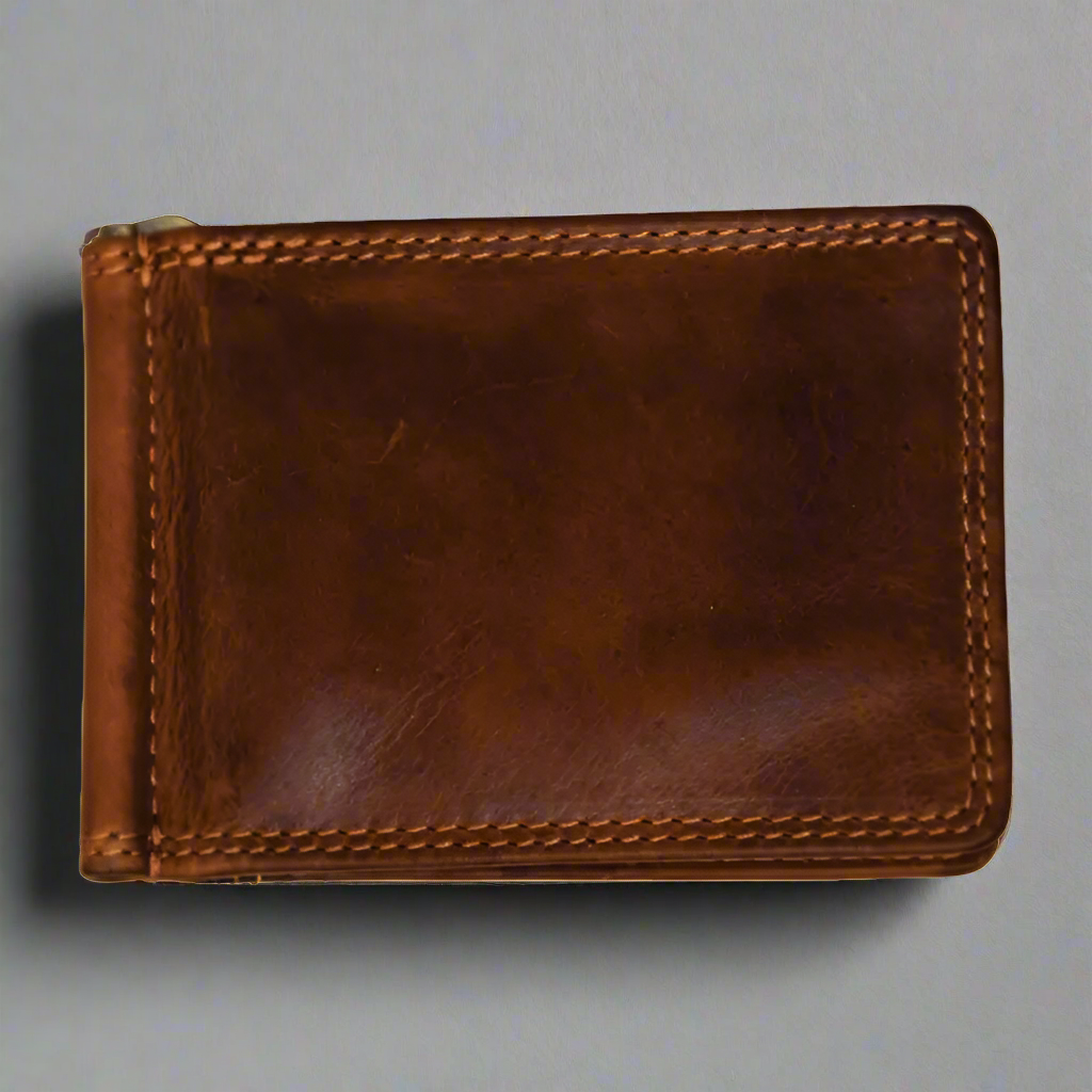Rugged Earth Men's Leather Money Clip Wallet Men's Wallets Boutique of Leathers/Open Road