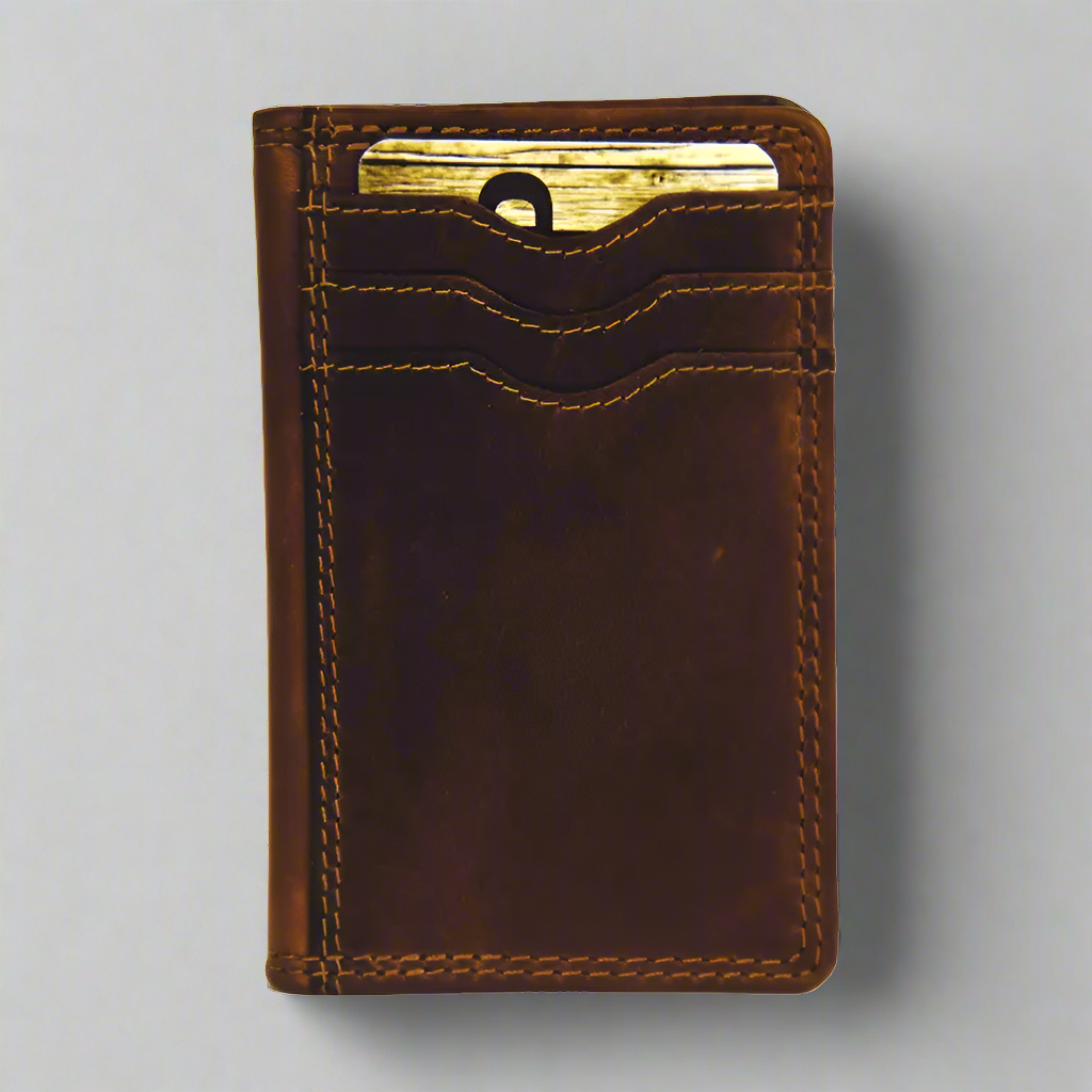 Rugged Earth Men's Small Credit Card Wallet Men's Wallets Boutique of Leathers/Open Road