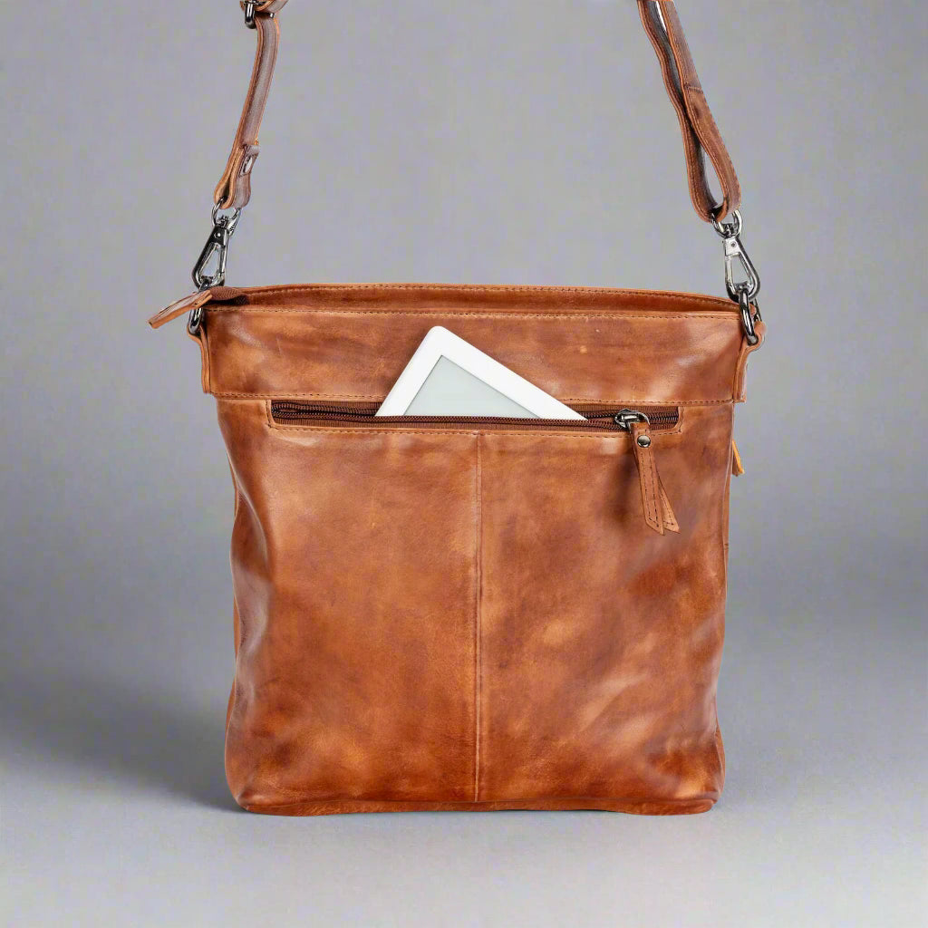 Greenwood Leather Shoulder Bag - Boutique of Leathers/Open Road
