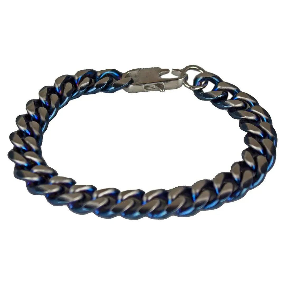 Steeltime Cuban Link Chain Bracelet - Boutique of Leathers/Open Road
