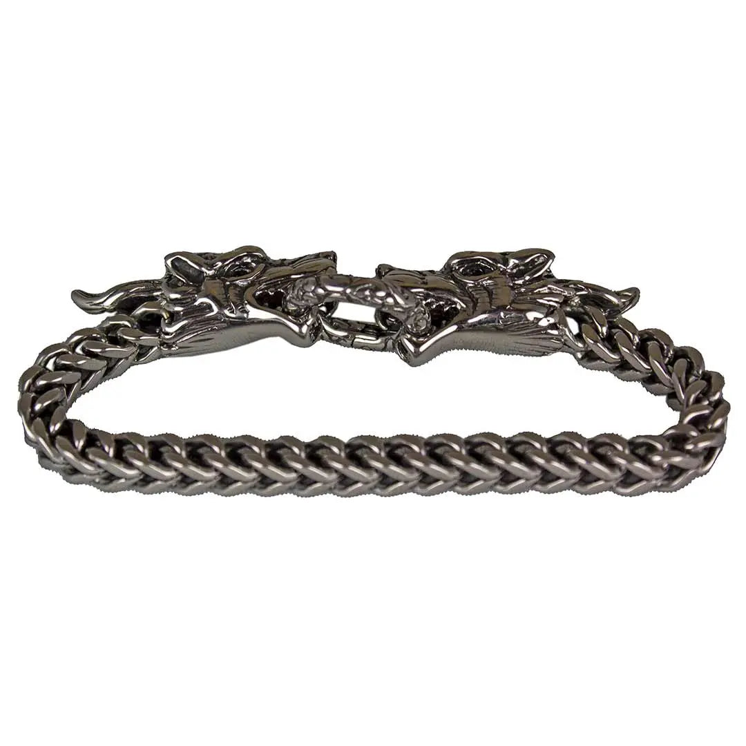 Steeltime Dragon Head Bracelet - Boutique of Leathers/Open Road