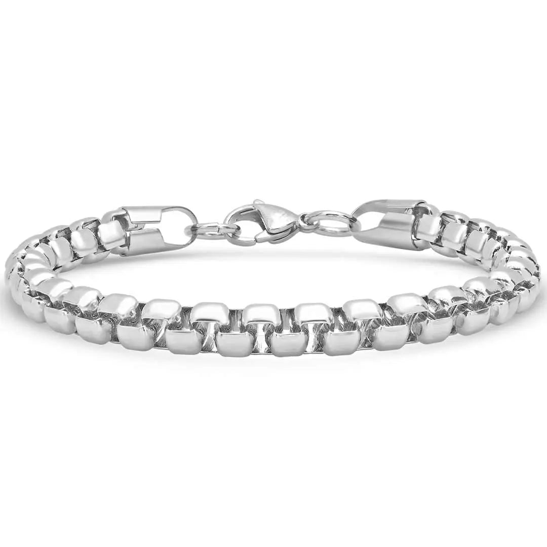 Steeltime Stainless Steel Bracelet - Boutique of Leathers/Open Road