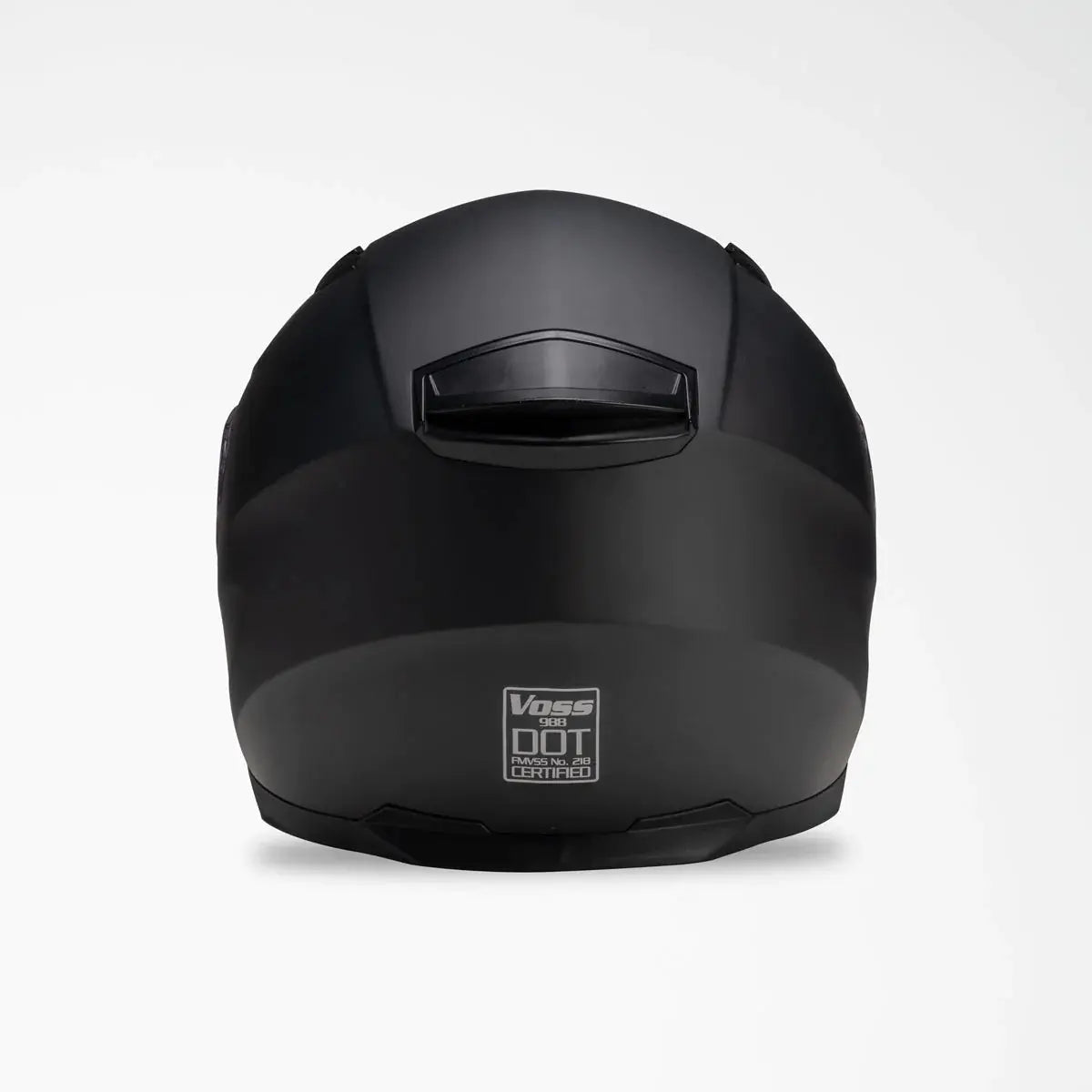 VOSS 988 MOTO-1 Matte Black Helmet Motorcycle Helmets Boutique of Leathers/Open Road