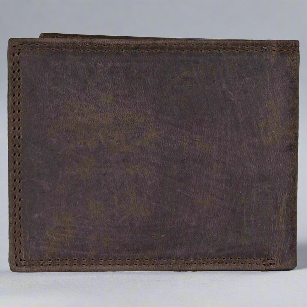 Viceroy Men's Bike Embossed Leather Wallet - Boutique of Leathers/Open Road
