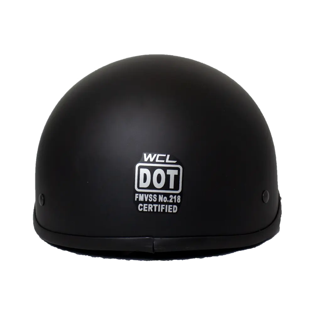 West Coast Leather Beanie Motorcycle Half Helmet Motorcycle Helmets Boutique of Leathers/Open Road