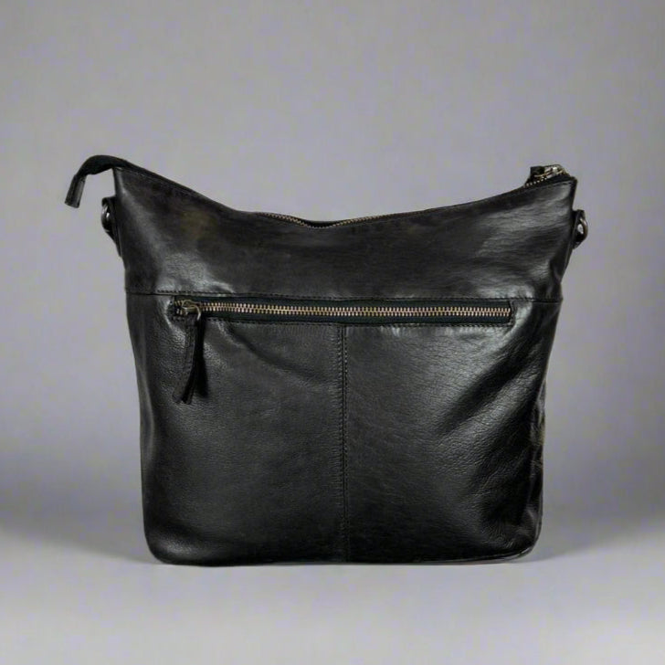 MET Front Snap Leather Handbag - Boutique of Leathers/Open Road