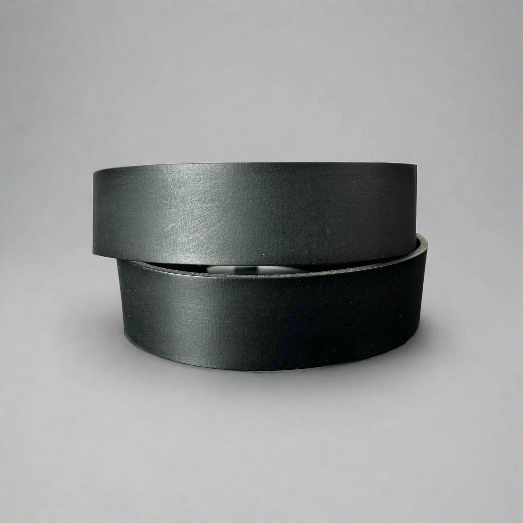 Men's Buffalo Grain Leather Belt - Boutique of Leathers/Open Road