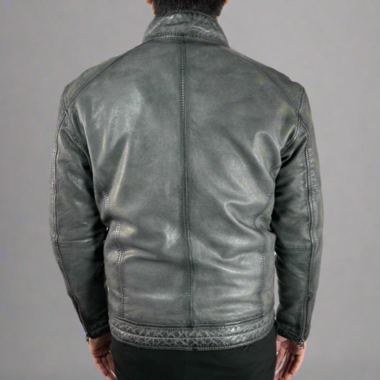 Men's Classic Sheep Leather Jacket - Boutique of Leathers/Open Road