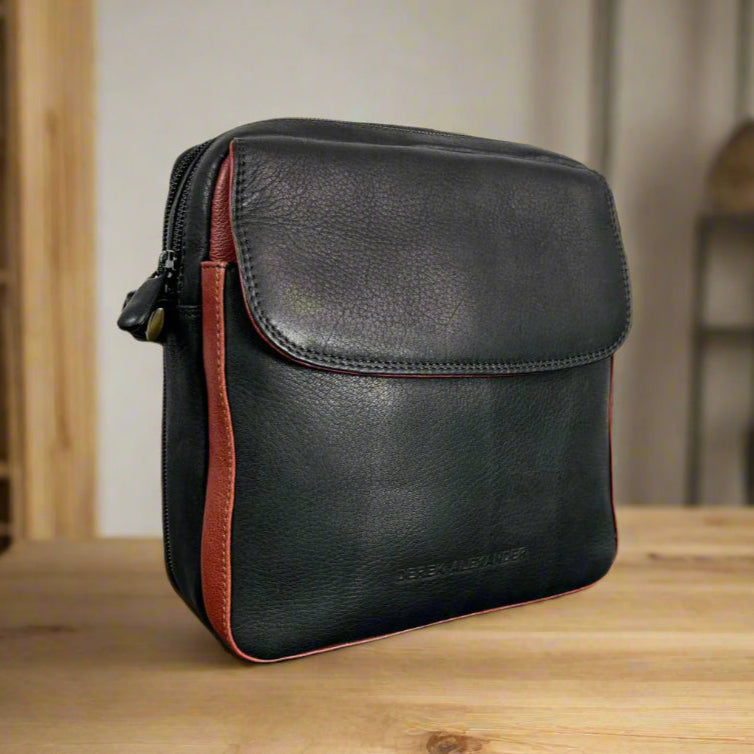 Derek Alexander Organizer Crossbody Bag - Boutique of Leathers/Open Road