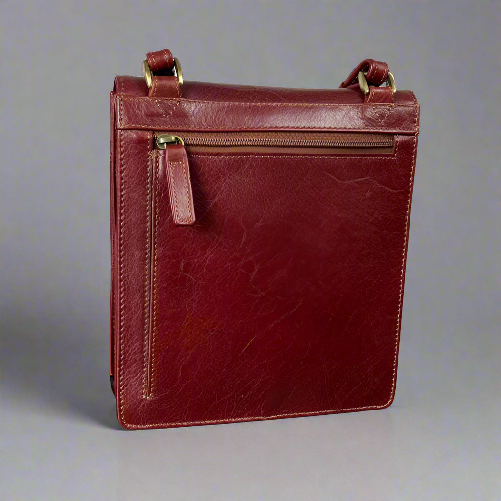 Derek Alexander Small Organizer Crossbody Bag - Boutique of Leathers/Open Road