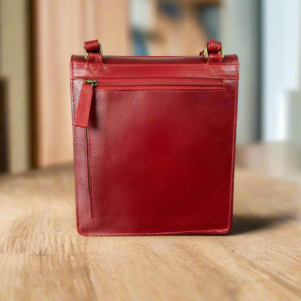 Derek Alexander Small Organizer Crossbody Bag - Boutique of Leathers/Open Road