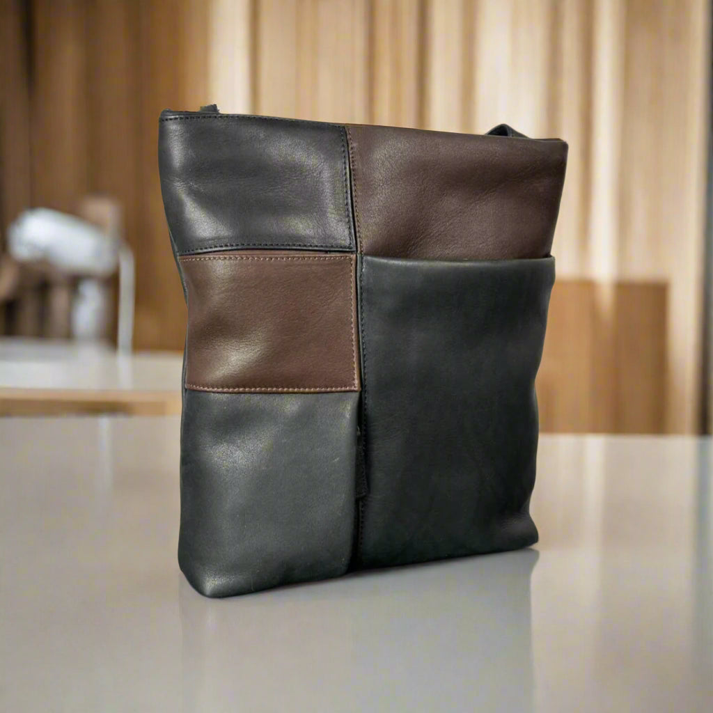 Derek Alexander Slim Crossbody Bag - Boutique of Leathers/Open Road
