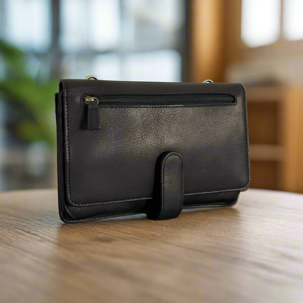 Derek Alexander Deluxe Leather Organizer Clutch Purse - Boutique of Leathers/Open Road