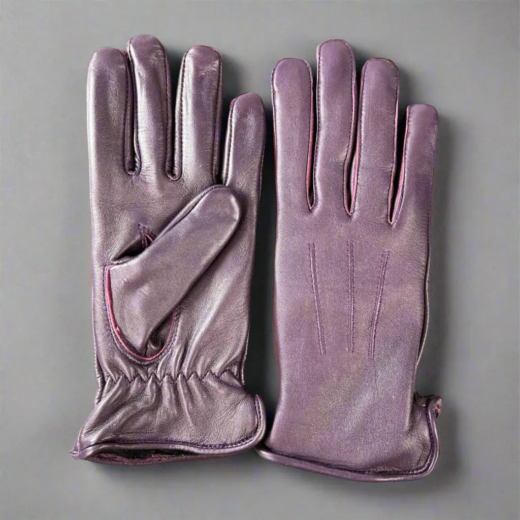 Women's Leather Gloves with Fur Lining Gloves and Mittens Boutique of Leathers/Open Road