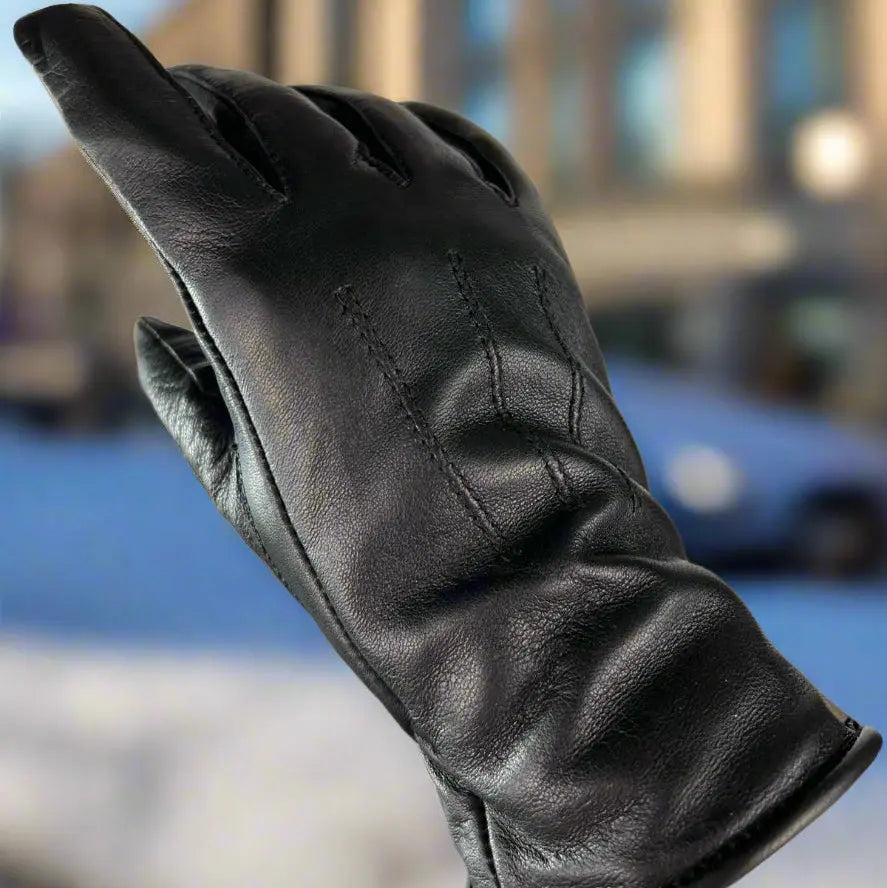 Women's Leather Gloves with Fur Lining Gloves and Mittens Boutique of Leathers/Open Road