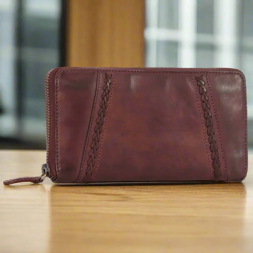 Women's Zip Around Wallet Women's Wallets Boutique of Leathers/Open Road