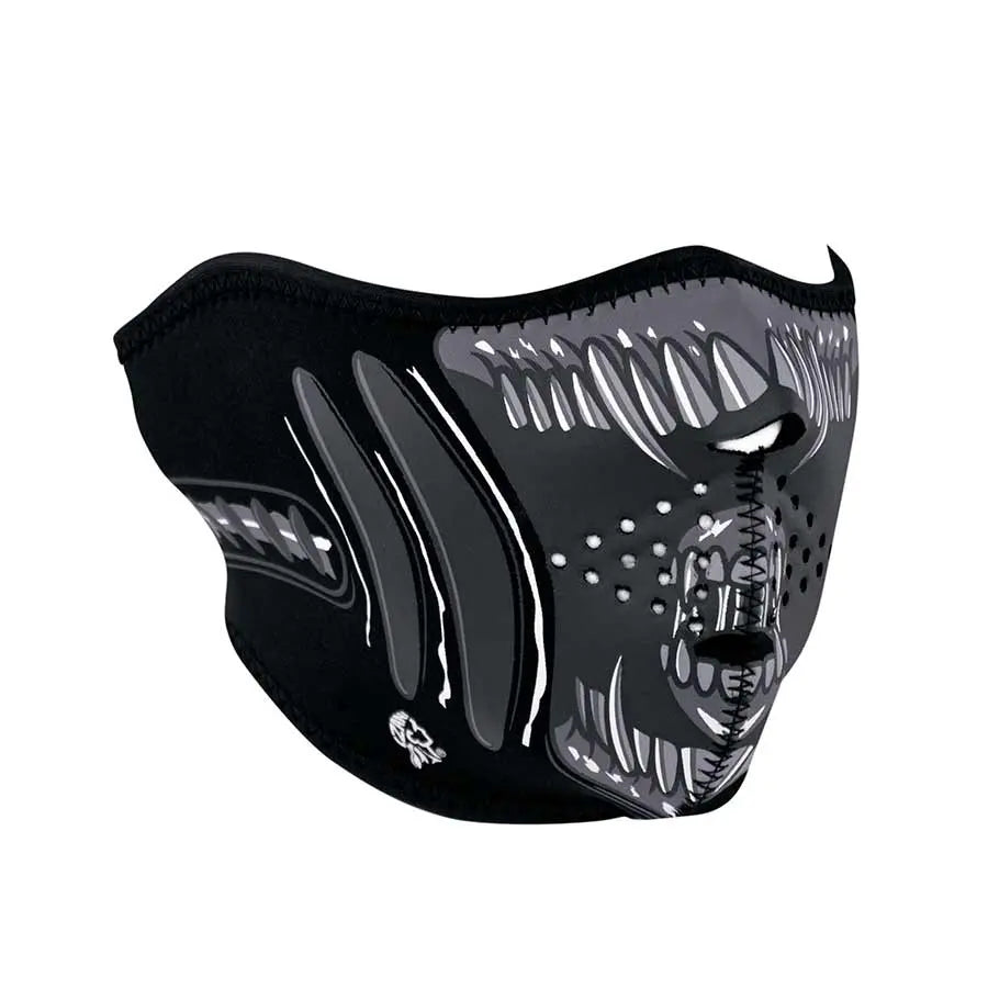 ZANheadgear Half Mask Neoprene Alien - Boutique of Leathers/Open Road