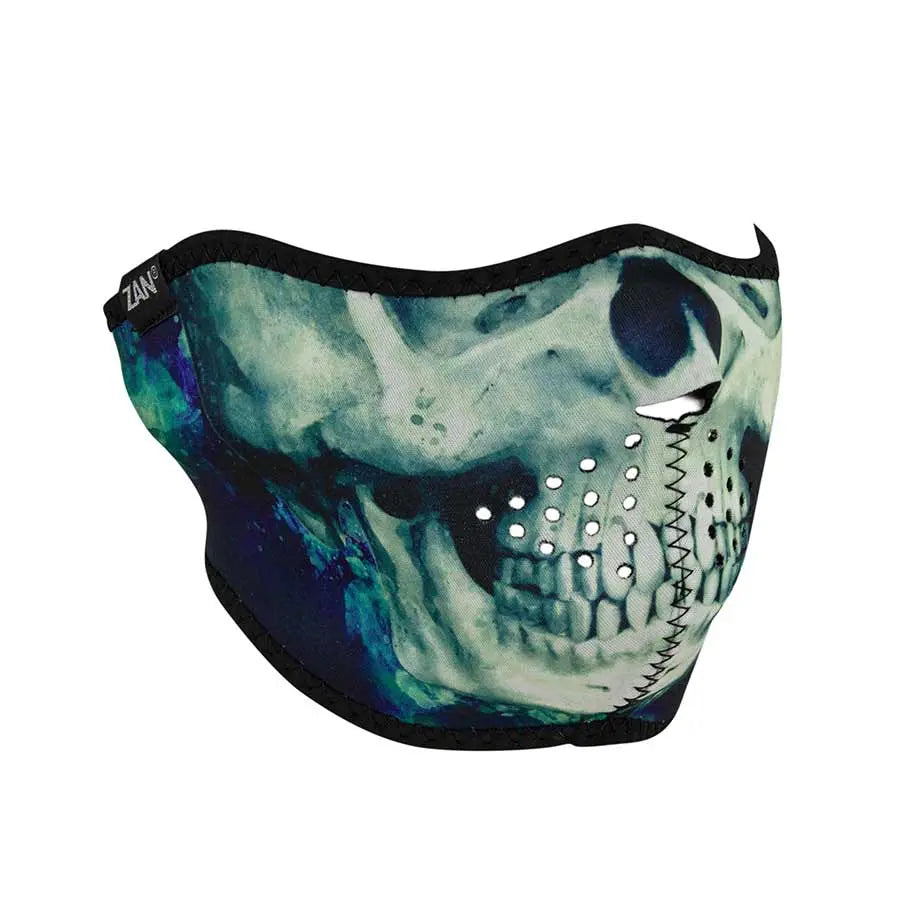ZANheadgear Half Mask Neoprene Paint Skull - Boutique of Leathers/Open Road