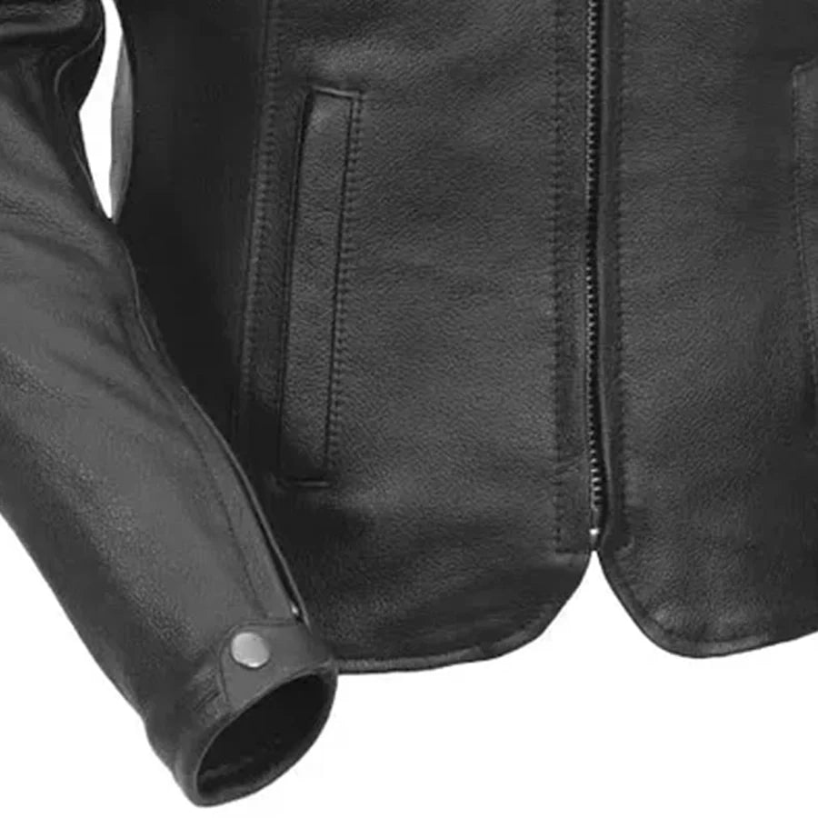 Women's Motorcycle Jacket. Vented Cowhide with Zip-Out Thermal Liner - Boutique of Leathers/Open Road