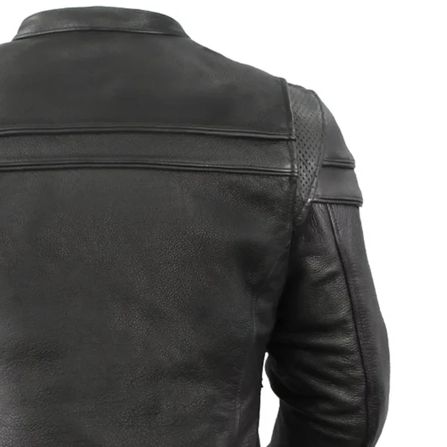 Women's Motorcycle Jacket. Vented Cowhide with Zip-Out Thermal Liner - Boutique of Leathers/Open Road