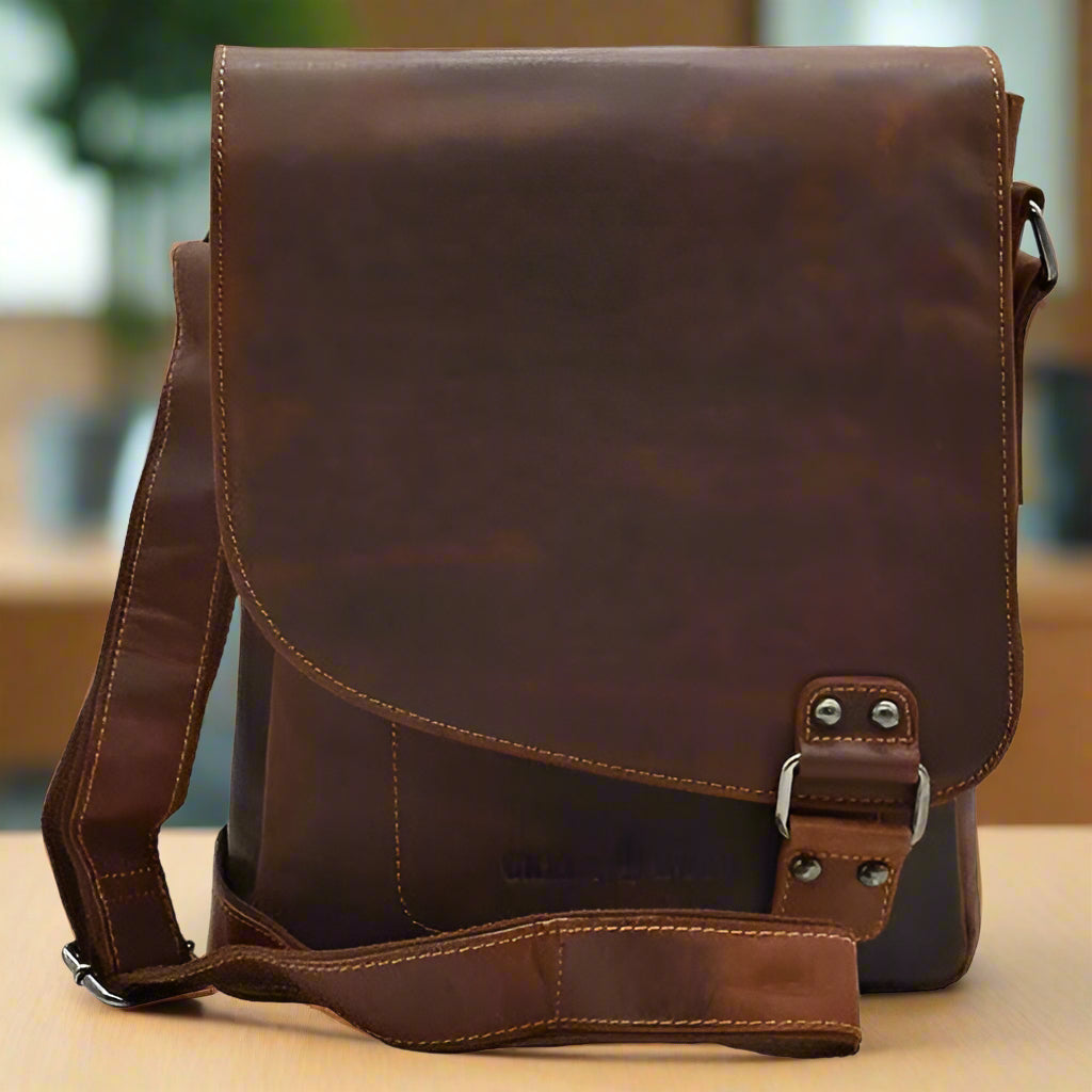 Greenwood Leather Messenger Bag - Boutique of Leathers/Open Road