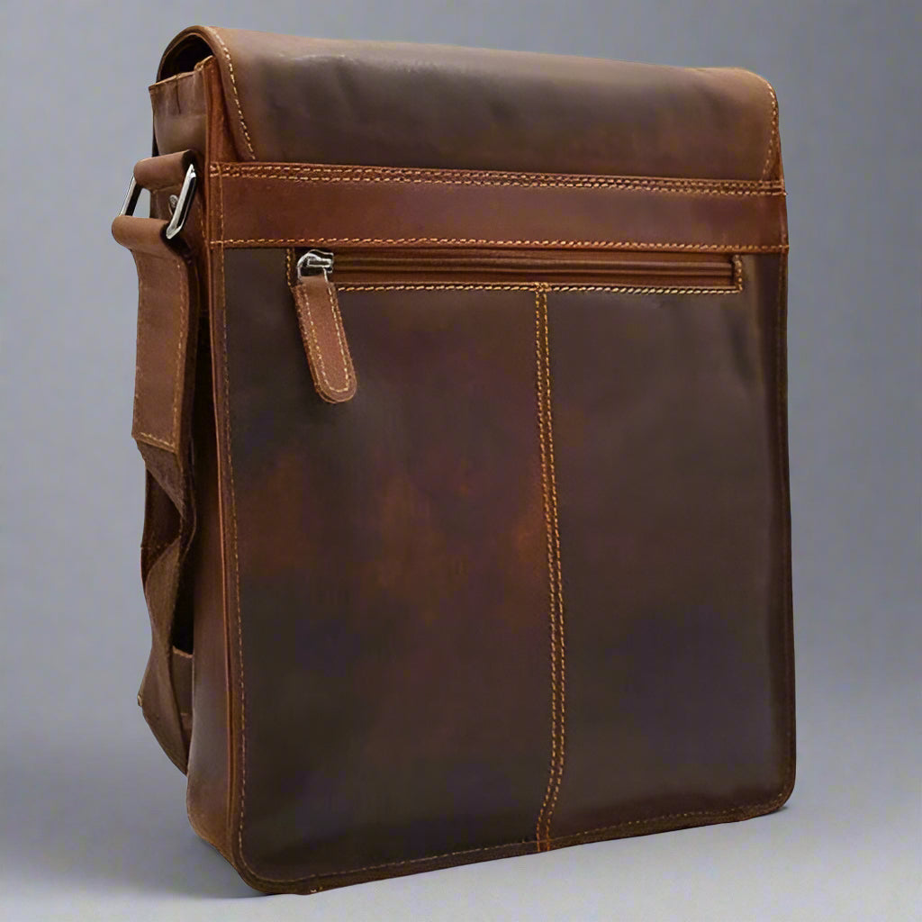Greenwood Leather Messenger Bag - Boutique of Leathers/Open Road